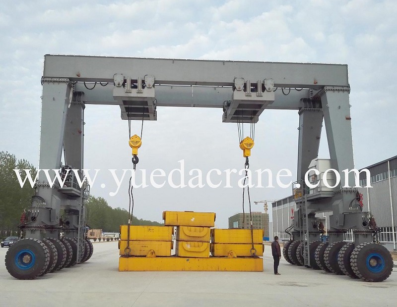 RTG rubber tyre mobile gantry crane